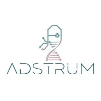 Adstrum Industries logo, deeptech company building neural interface-powered bionic hands and industrial automation systems.